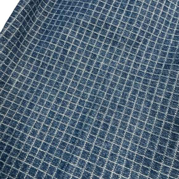 Vintage Jordache Jeans Grid High Rise Tapered Leg Juniors 12/28 Actual 26”x29” - Picture 4 of 10